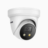 C800X - 4K Outdoor PoE Security Camera, 1/1.8'' BSI Sensor, f/1.6 Aperture (0.003 Lux), Siren & Strobe Alarm, Two-Way Audio, Human & Vehicle Detection, Perimeter Protection, All-Metal Housing