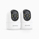 2-Pack 2MP Wireless WiFi Security Camera, 1920*1080 Resolution, Smart Dual Light Night Vision, 310° Pan & 65 ° Tilt, Cloud/SD Storage (up to 256G), Two-Way Audio AI Motion Detection Surveillance Indoor Home Camera, Only Ship to The US