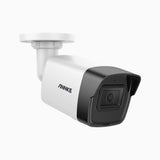 ANNKE 3K PoE Security Camera with Mic/Audio Outdoor, 2.8mm Lens (116°FOV), Color Night Vision, IP67 Waterproof, AI Motion Detection, RTSP, Surveillance Bullet Cam with 512GB SD Card Slot